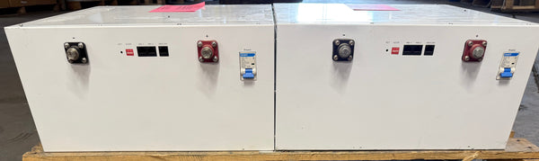 2x 51.2v 100ah Lifepo4 Rack Mount Batteries