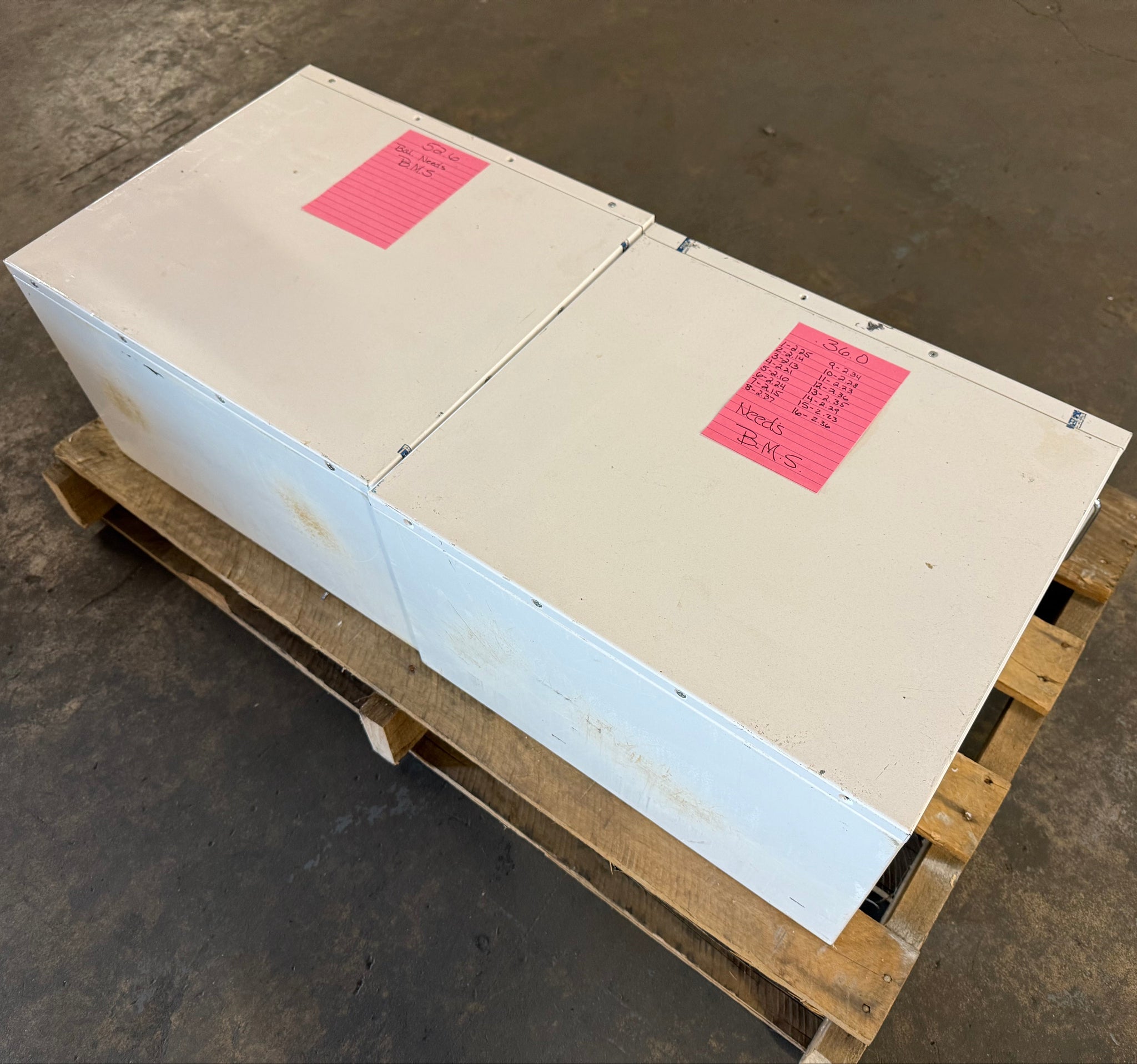 2x 51.2v 125ah Lifepo4 Rack Mount - 12.8kWh