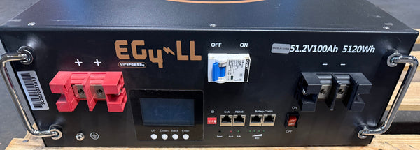 2x 51.2v 100ah 5.12kWh Lifepo4 Batteries 16s 48v - Both Working