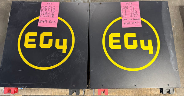2x 51.2v 100ah 5.12kWh Lifepo4 Batteries 16s 48v - 6.72kWh