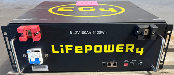 1x 51.2v 100ah + 1x 12.8v 400ah Lifepo4 Rack Mount