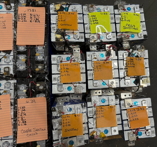 Pallet of 100ah LiFePO4 Prismatic Cells - 23.36kWh