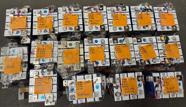 Pallet of 50-100ah LiFePO4 Prismatic Cells - 20.16kWh