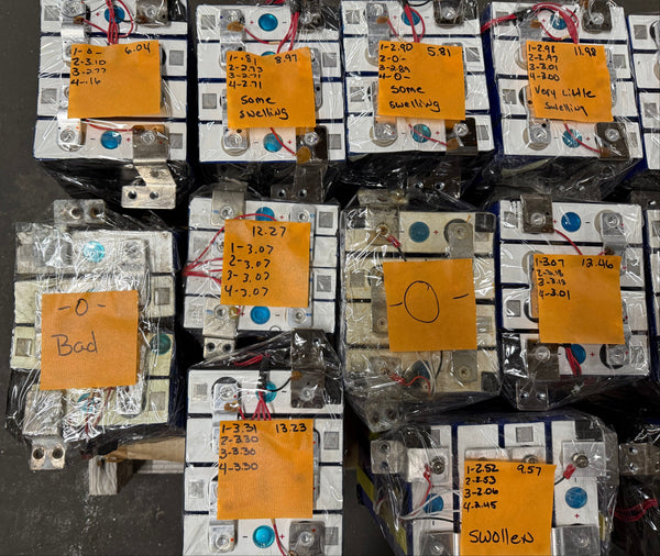 Pallet of 50-100ah LiFePO4 Prismatic Cells - 20.16kWh