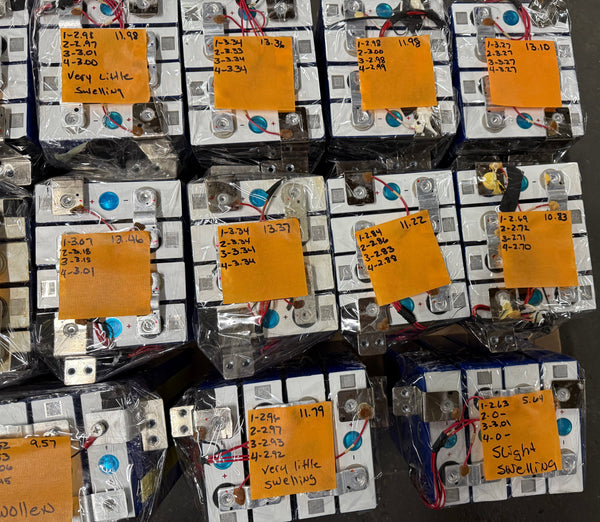 Pallet of 50-100ah LiFePO4 Prismatic Cells - 20.16kWh