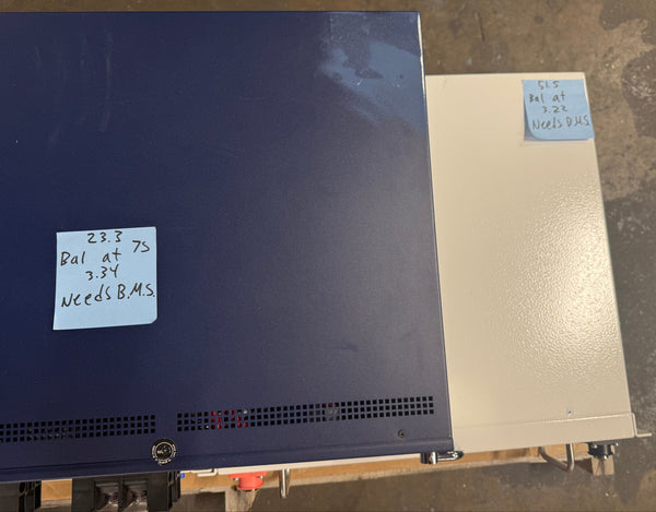 2x 51.2v 100ah + 1x 7s 100ah Rack Mount Lifepo4 - Needs BMS