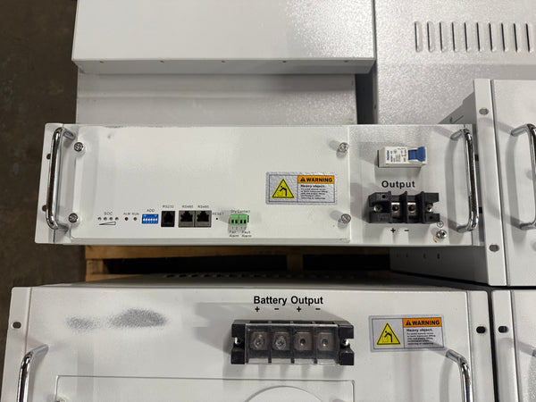6x 48v 100ah Lifepo4 Batteries - Discharged