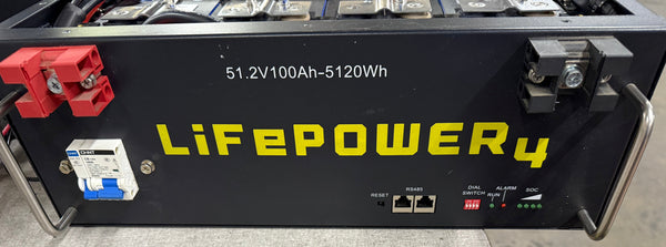 1x 51.2v 100ah and 1x 25.6v 200ah Lifepo4 Batteries