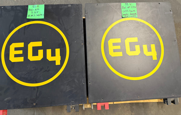 2x 51.2v 100ah 5.12kWh Lifepo4 Batteries 16s 48v - Both Working