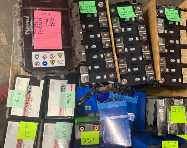 523 Pound Pallet of Lifepo4 Batteries