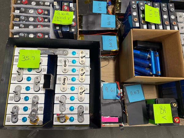 483 Pound Pallet of Lifepo4 Batteries