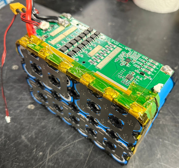 63x 4s6p 12.8v Lifepo4 Batteries with BMS - 1512 Cells