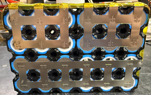 63x 4s6p 12.8v Lifepo4 Batteries with BMS - 1512 Cells