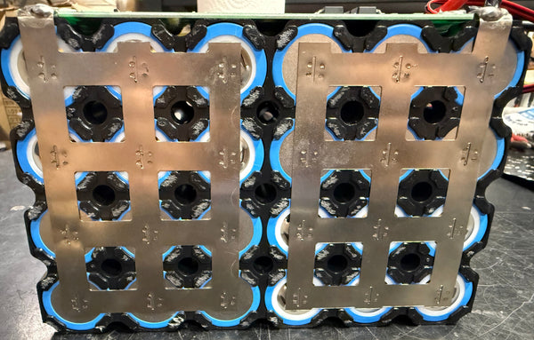 63x 4s6p 12.8v Lifepo4 Batteries with BMS - 1512 Cells