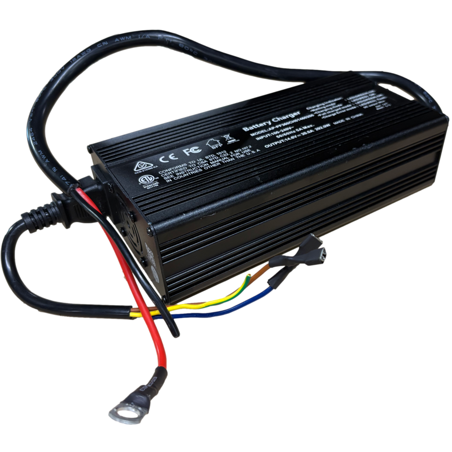 100-240VAC 14.6v 20a Lifepo4 4s 12v Charger