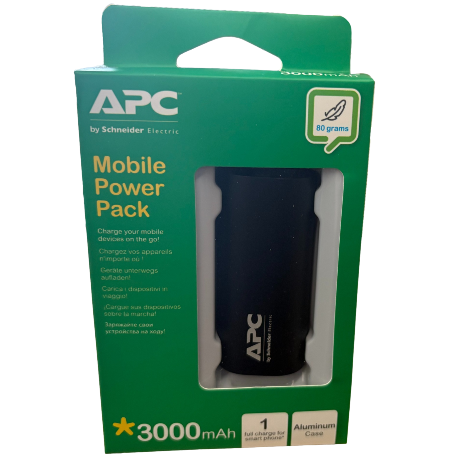 New Aluminum Cell Phone Charger Power Bank 3000mah with