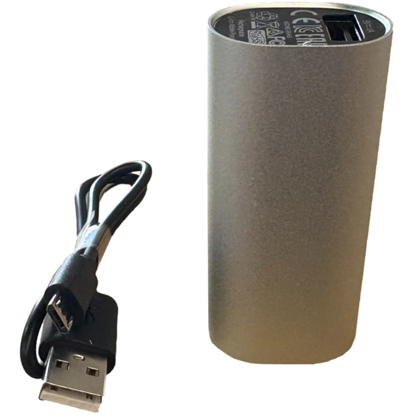 New Aluminum Cell Phone Charger Power Bank 3000mah with Cable