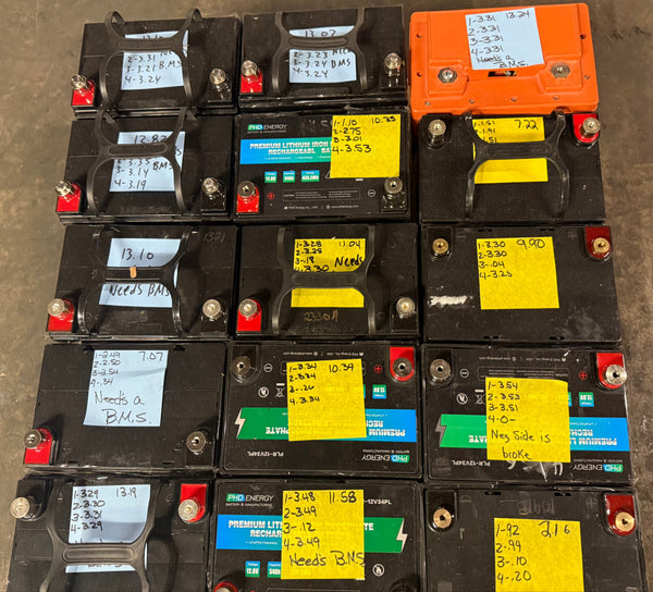 24x 12.8v Lifepo4 Batteries