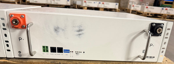 2x 51.2v 100ah 5.12kWh Rack Mount Lifepo4 - Needs BMS + Cover