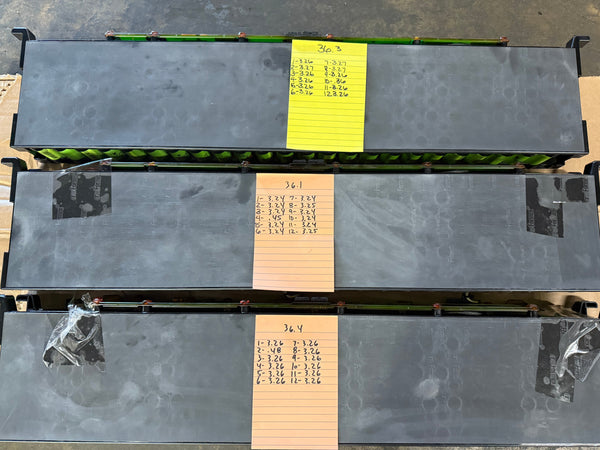 3x 36v 18.4ah 736wh A123 Lifepo4 Batteries - Parts/repair