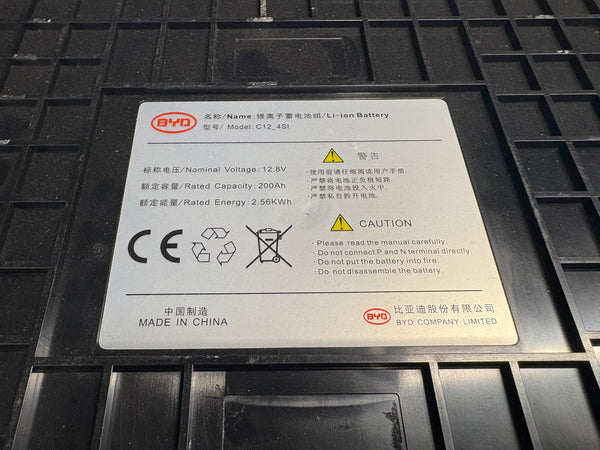 12.8v 200ah 2.56kWh Lifepo4 Battery