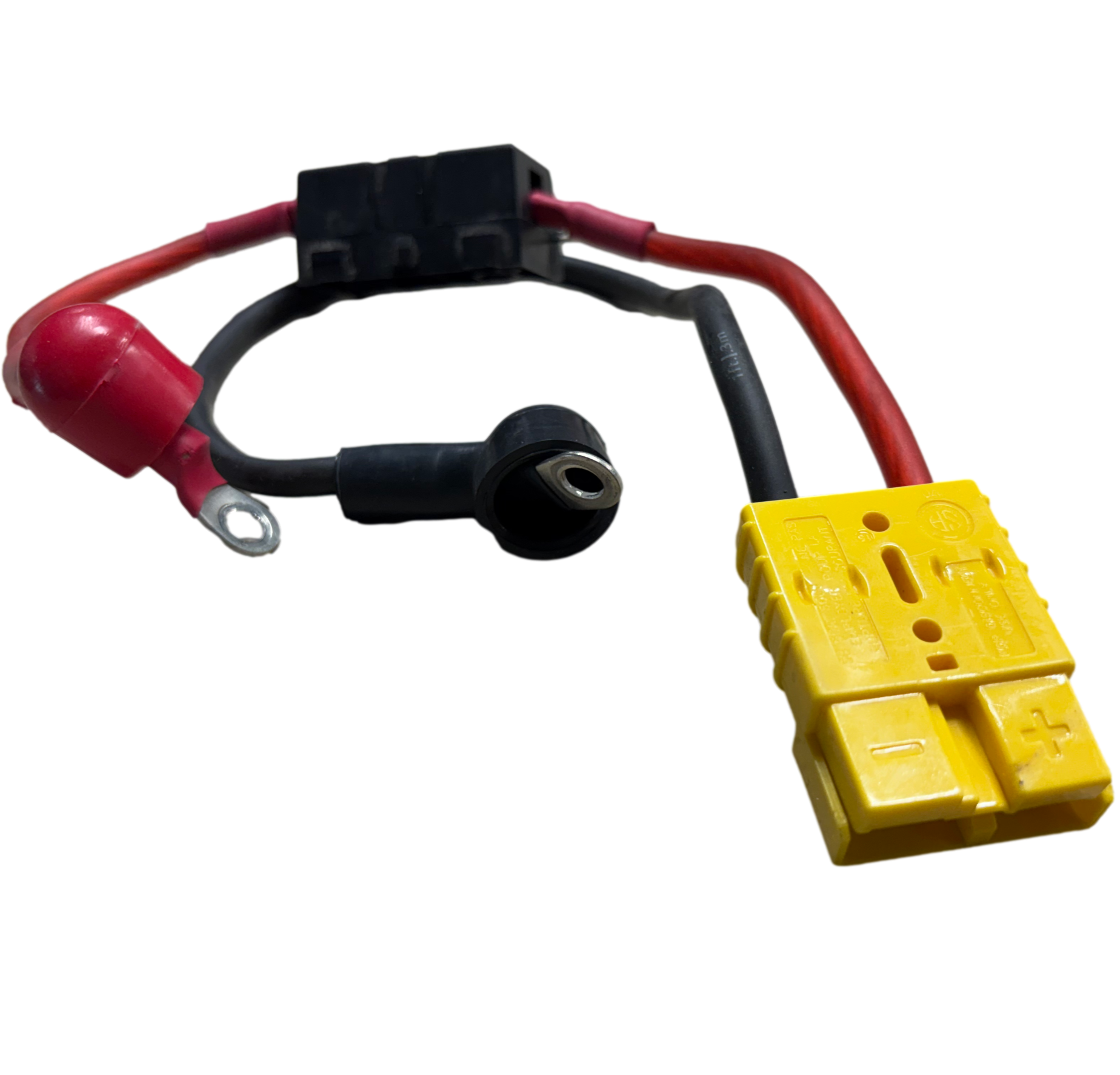 Anderson SB50a Connector + 8 Gauge Wire + Fuse + Ring Terminals