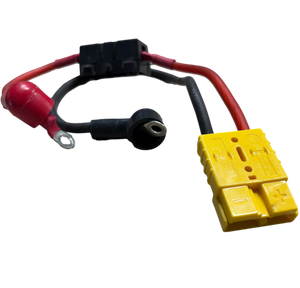 Anderson SB50a Connector + 8 Gauge Wire + Fuse + Ring Terminals