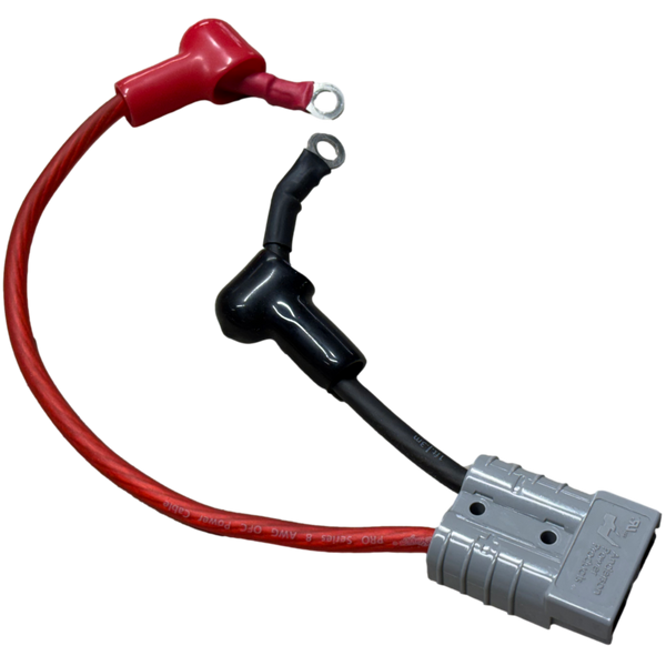 Anderson SB50a Connector + 8 Gauge Wire + Ring Terminals