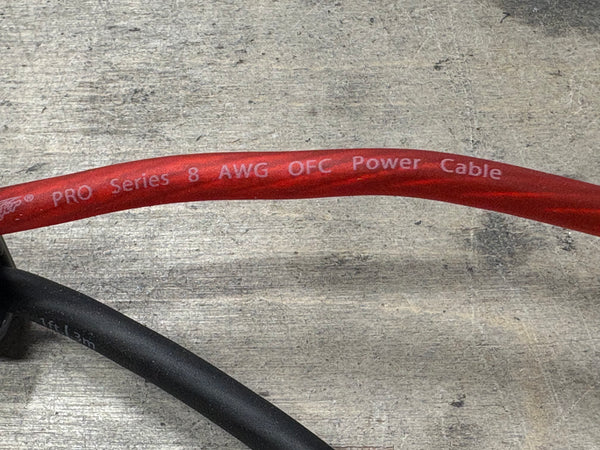 Anderson SB50a Connector + 8 Gauge Wire + Ring Terminals
