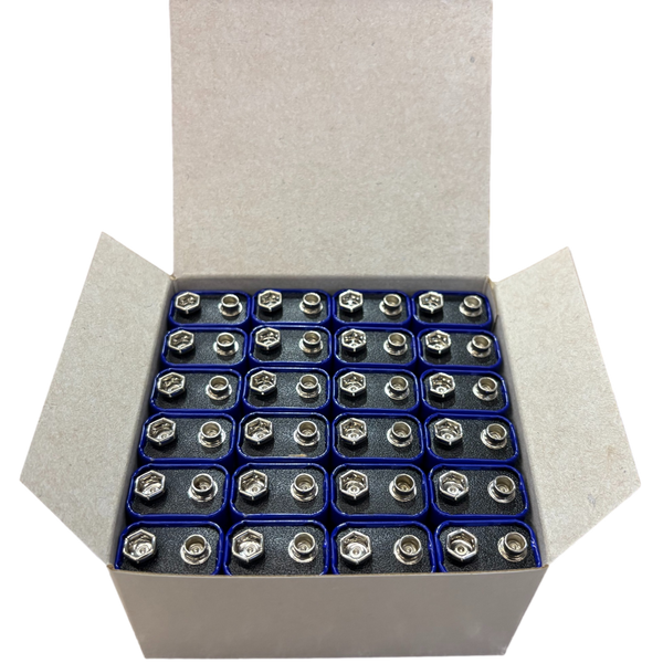New 24x 9v Batteries