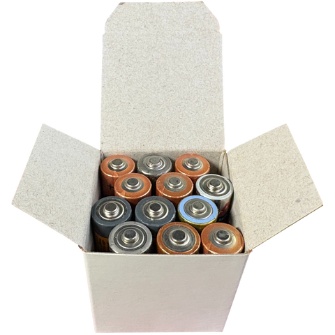 12x AA Alkaline Batteries - Tested Like New