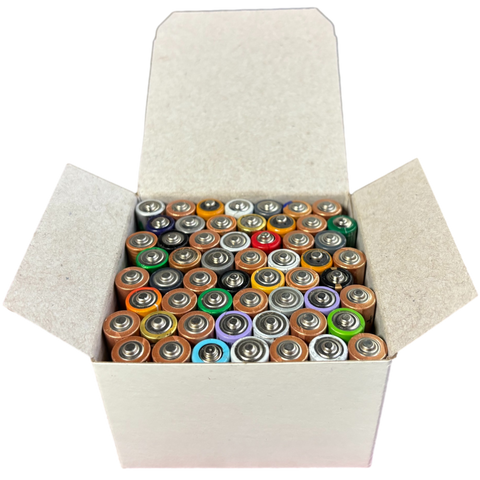 56x AAA Alkaline Batteries - Tested Like New