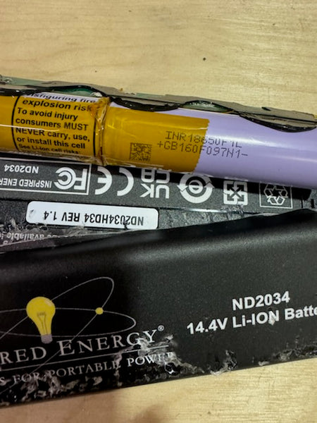 New Battery Pack with 4x 18650 3350mah Cells