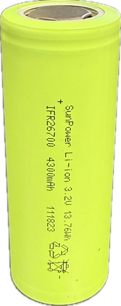 26700 3.2V 4300mAh LiFePO4 Battery Cells - Overstock!