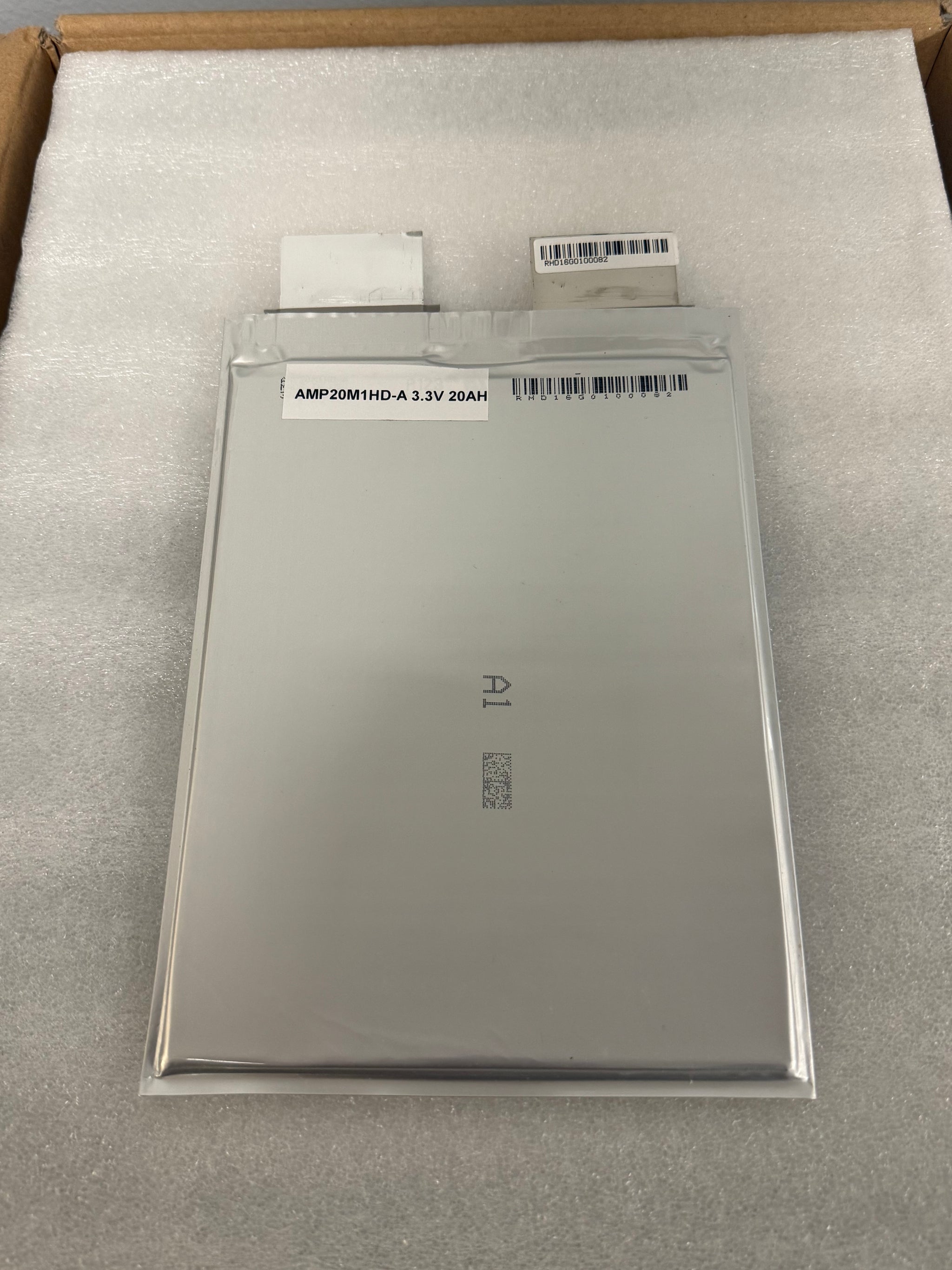 Case of 16 - A123 3.3V 19.6Ah LiFePO4 Pouch Super Cells – Battery