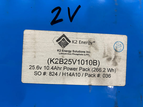 21x 10.4ah 266.2wh K2 Modules - Parts/Repair