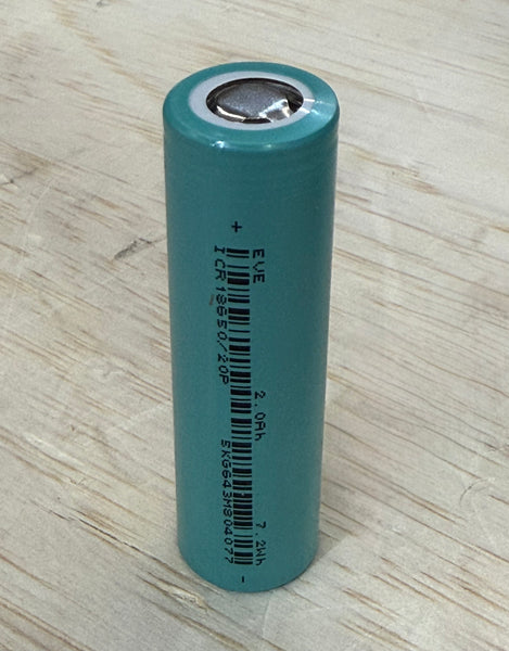 EVE ICR18650 20P 3.6V 2000mAh 30A High Rate 18650 Li-ion Cells - Overstock!