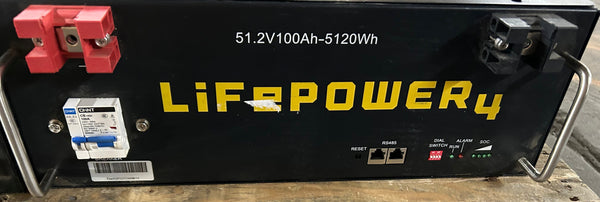 1x 51.2v 100ah, 1x 48v 100ah, 1x 25.6 200ah Lifepo4 Rack Mount