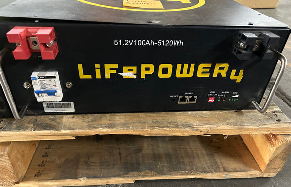 2x 51.2v 100ah 5.12kWh Lifepo4 Batteries 16s 48v