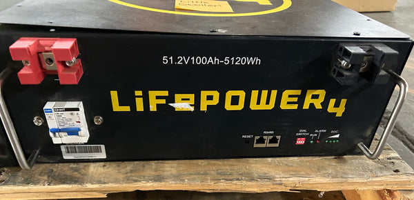 2x 51.2v 100ah 5.12kWh Lifepo4 Batteries 16s 48v