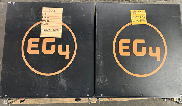2x 12.8v 400ah 5.12kWh Lifepo4 Batteries 12v Rack Mount