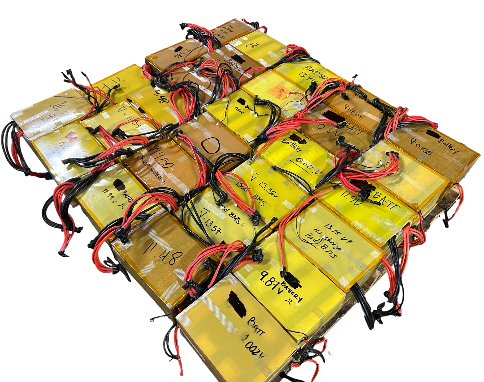 28x 12v A123 lifepo4 POWER 10C Pouch Cell Batteries - Parts/Repair