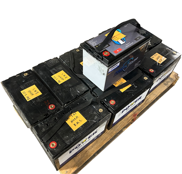 10x 12.8v 100ah 1280wh Lifepo4 Batteries - Swollen