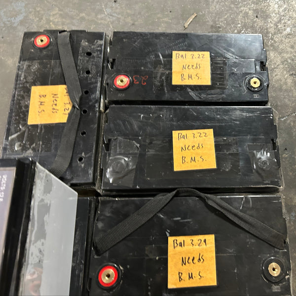 10x 12.8v 100ah 1280wh Lifepo4 Batteries - Swollen