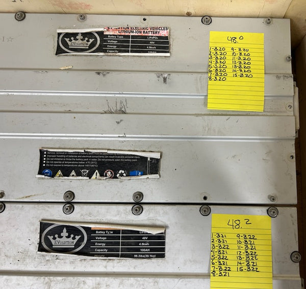 2x 48v 100ah 4.8kwh Lifepo4 Prismatic Batteries
