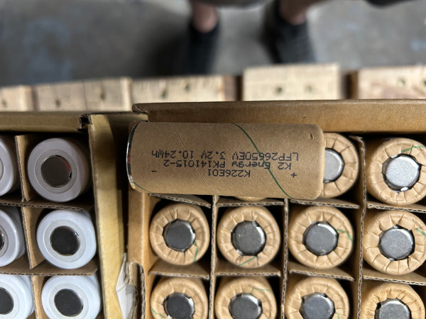 232 Pound Pallet of LiFePO4 26650 Cells