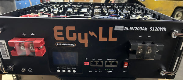 2x 25.6v 200ah 5.12kWh Lifepo4 Rack Mount