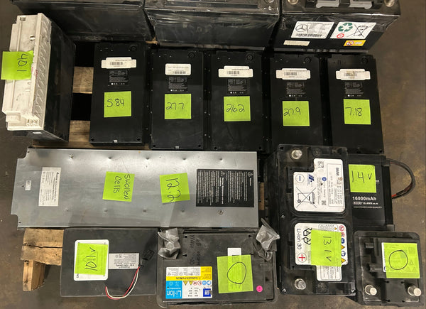 323 Lbs Pallet of Mixed Lifepo4 Batteries - Parts/Repair