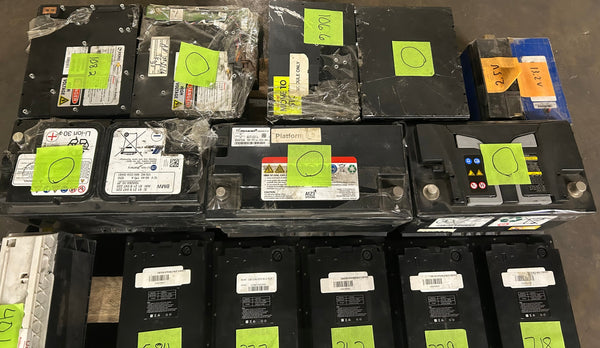 323 Lbs Pallet of Mixed Lifepo4 Batteries - Parts/Repair