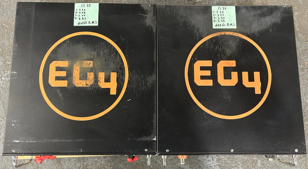 2x 12.8v 400ah 5.12kWh Lifepo4 Batteries 4s 12v Rack Mount